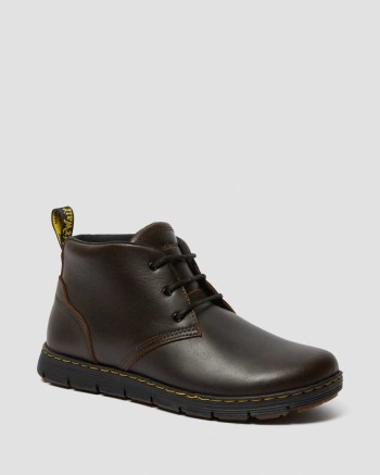 Dr Martens Rhodes Leather Chukka Topanky Panske Hnede | 8247-QDBYZ